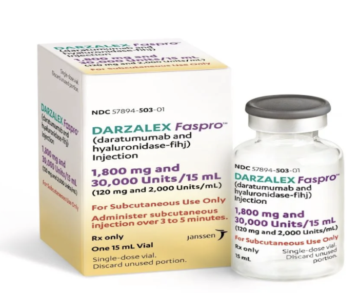 Daratumumab and hyaluronidase-fihj (Darzalex Faspro)